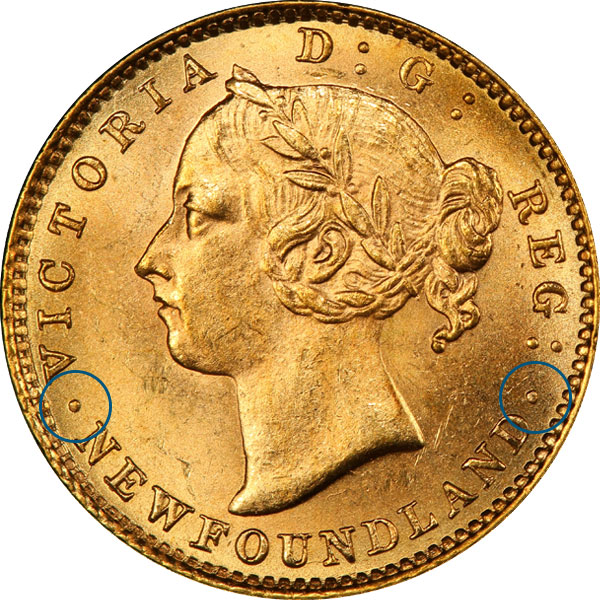 2 dollars Newfounland Obverse