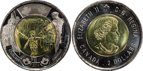 2 dollars 2014 Wait for Me Daddy Canada