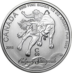 2 dollars 2015 Calgary Stampede Bullion