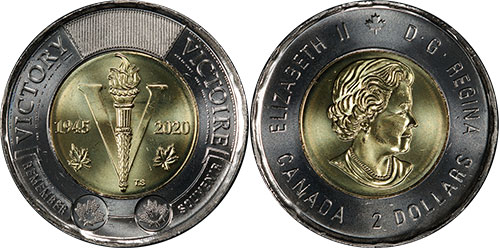 2 dollars 2020 Victory Canada