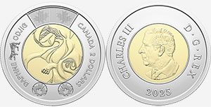 2 dollars 2025 Daphne Odjig Canada