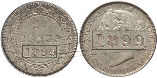 20 cents 1899 Newfoundland