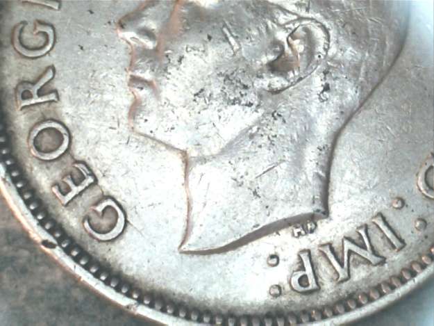 1940 Canada Rare 25 Cent Silver Coin.