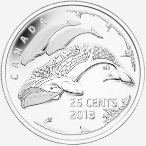 25 cents 2013 - Whales