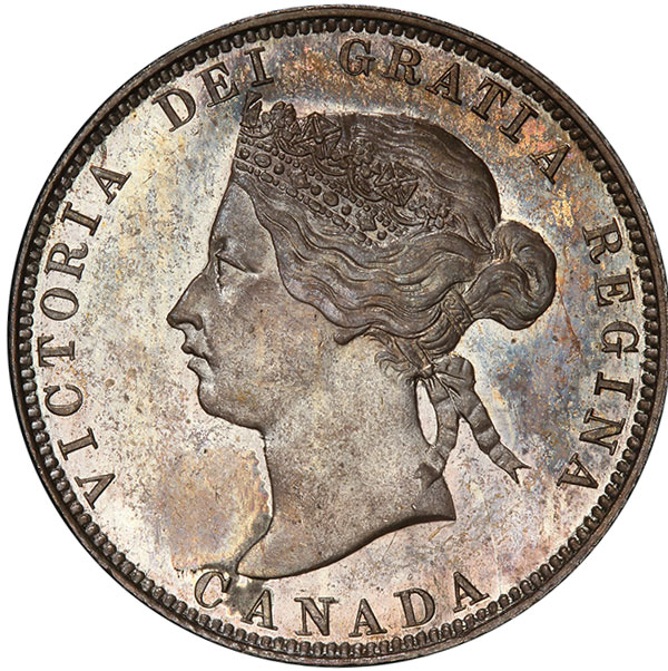 25 cents 1886 - Obverse 2