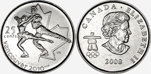 25 cents 2008 - Figure Skating
