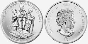 25 cents 2008 Unknown Soldier Canada