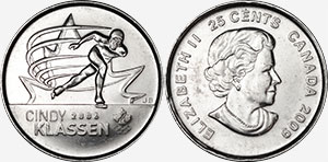 25 cents 2009 - Cindy Klassen