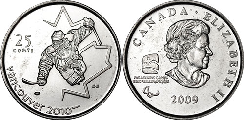 25 cents 2009 - Sledge Hockey