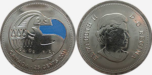 1 dollar 2011 - Orca Whale
