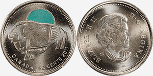 1 dollar 2011 - Wood Bison