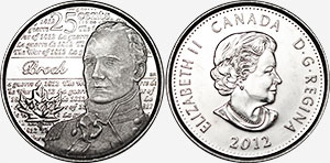 25 cents 2012 Isaac Brock