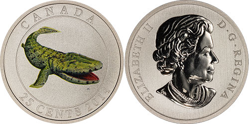 25 cents 2014 Tiktaalik - Canada