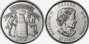25 cents 2017 - Stanley Cup Canada
