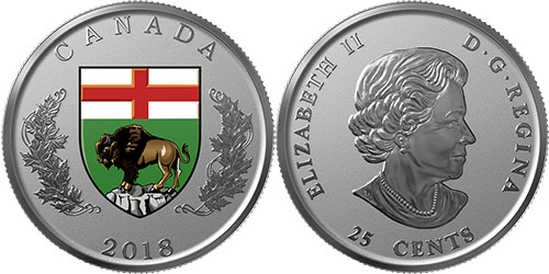 25 cents 2018 - Manitoba - Silver Proof - Canada