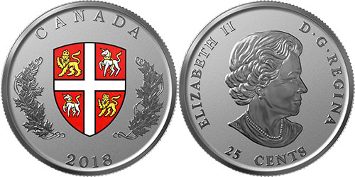 25 cents 2018 - Newfoundland - Silver Proof - Canada