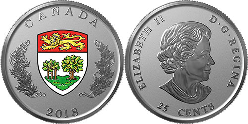 25 cents 2018 - Prince Edward Island - Silver Proof - Canada