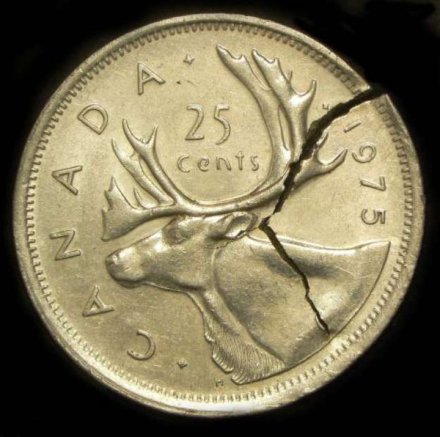 1975 CANADA 25 CENTS SPECIMEN QUARTER COIN 