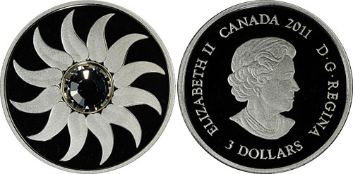 3 dollar 2011 April Birth Stone