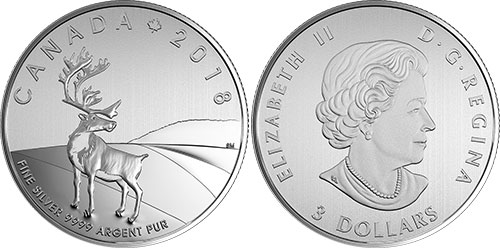 3 dollar 2018 Caribou Canada