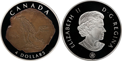 4 dollar 2010 Dromaeosaurus