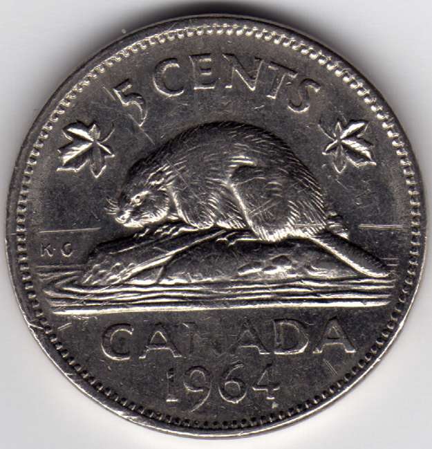 Coins and Canada - 5 cents 1964 - Proof, Proof-like, Specimen ...