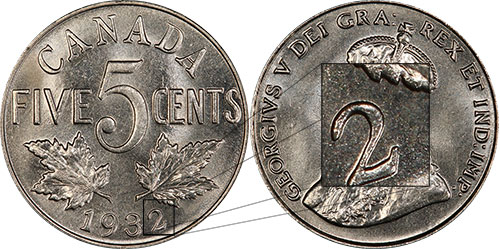 5 cents 1932 - Near 2