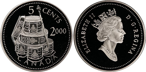 5 cents 1998 - Voltigeurs