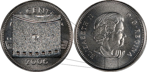 5 cents 2006 P Canada