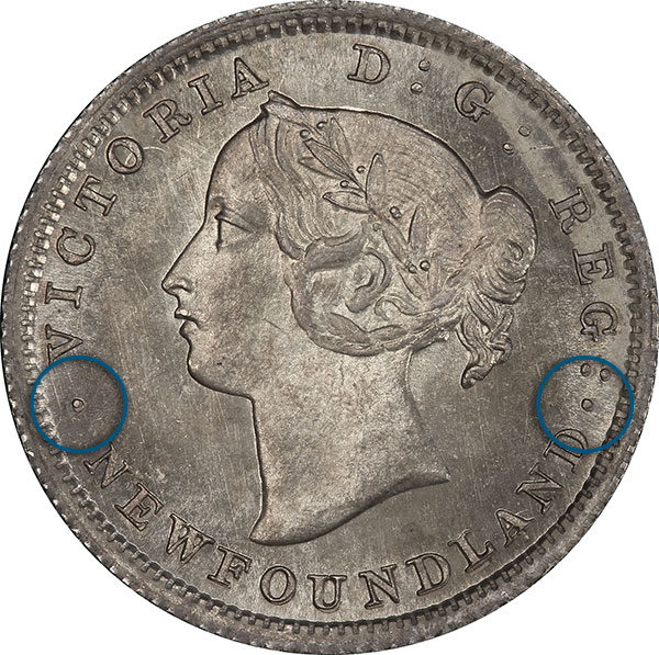 5 cents Newfoundland Obverse