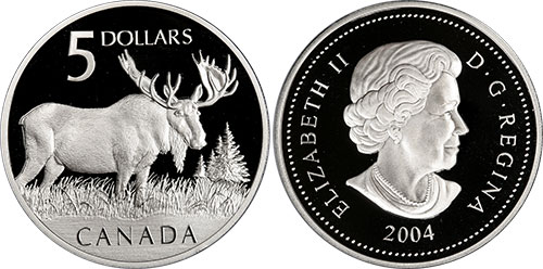 5 dollars 2004 Moose Canada