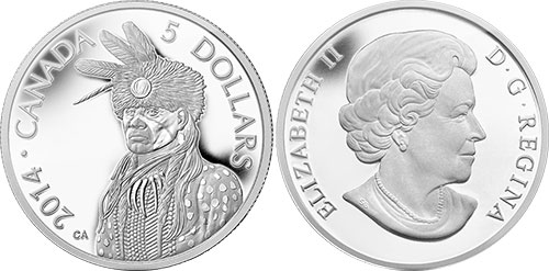 5 dollars 2014 Nanaboozhoo Canada