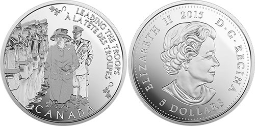 5 dollars 2015 Leading the Troops Canada