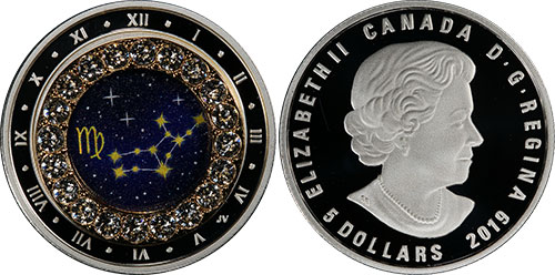 5 dollars 2019 Virgo Canada
