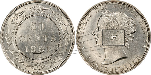 50 cents 1882 Newfoundland