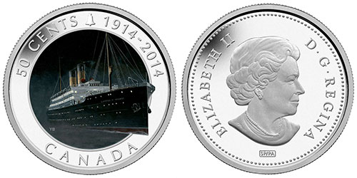 50 cents 2003 RMS Empress of Ireland Canada