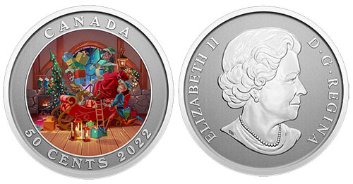 50 cents 2022 - Holiday - Canada