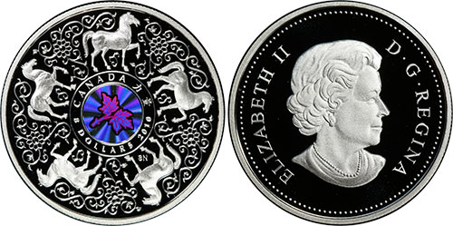 8 dollars 2010 Maple of Strength Canada