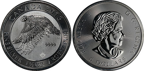 8 dollars 2016 Snow Falcon Canada