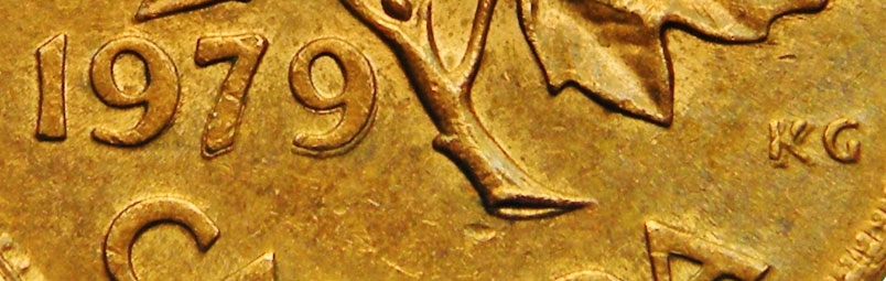 Die deterioration doubling - 1 cent 1964
