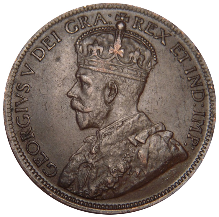 EF-40 - 1 cent 1911 to 1920 - George V