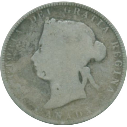 AG-3 - 25 cents 1870 to 1901 - Victoria