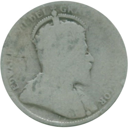 VG-8 - 25 cents 1902 to 1910 - Edward VII