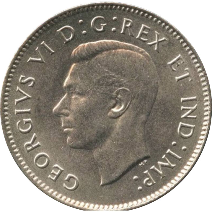 VF-20 - 5 cents 1937 to 1952 - George VI