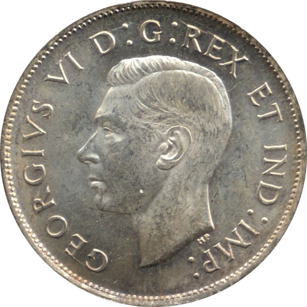 EF-40 - 50 cents 1937 to 1952 - George VI