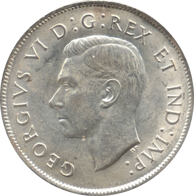 VF-20 - 50 cents 1937 to 1952 - George VI