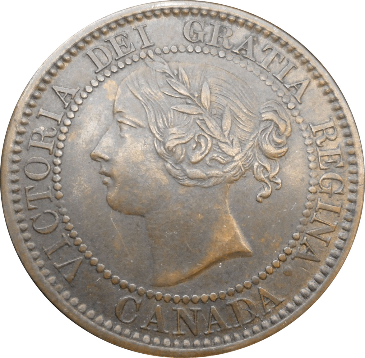 AU-50 - 1 cent 1858 and 1859 - Victoria