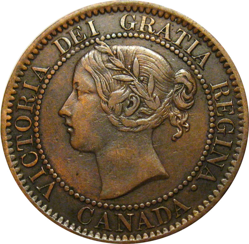 VF-20 - 1 cent 1858 and 1859 - Victoria