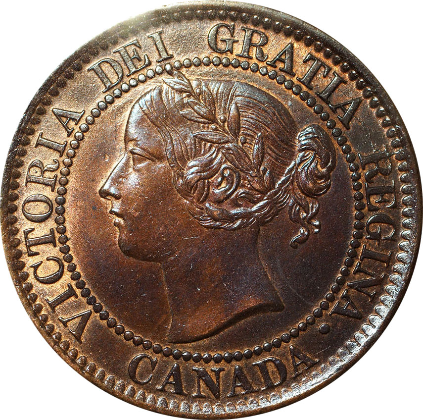 MS-60 - 1 cent 1858 and 1859 - Victoria