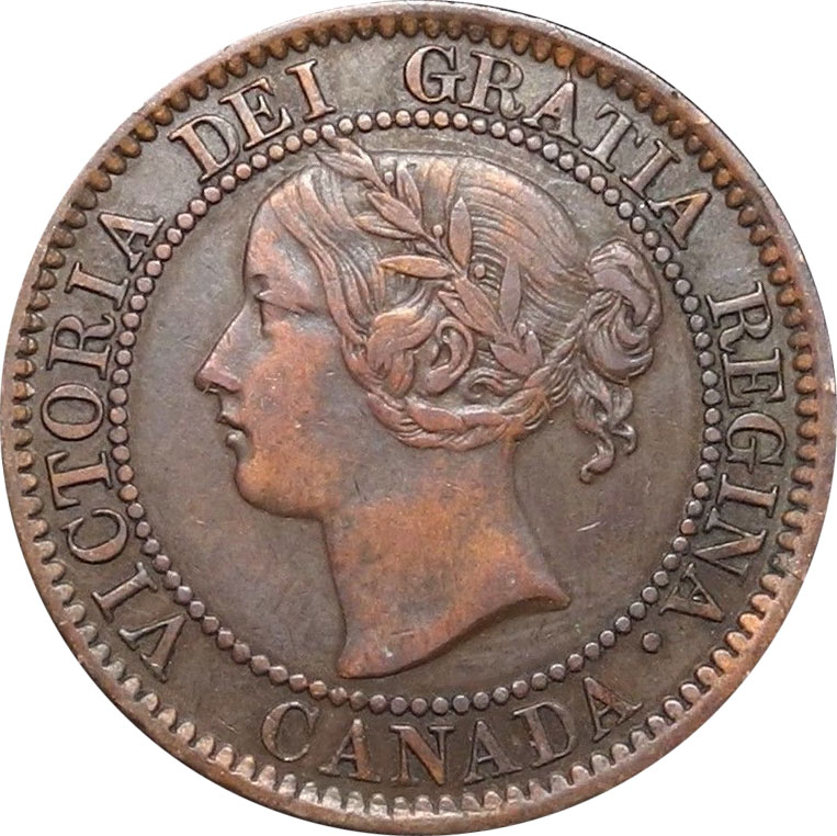 EF-40 - 1 cent 1858 and 1859 - Victoria